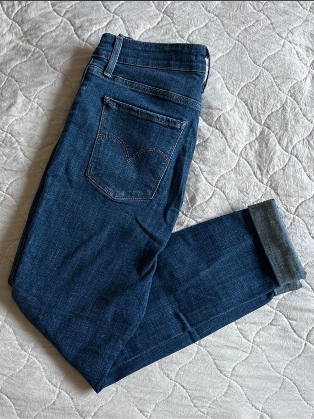 Women’s Levi’s: High-Rise Skinny Jeans Dark Washed